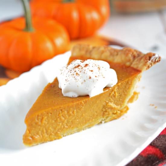 The Quintessential Pumpkin Pie - Recipe photo by TheCakeChica