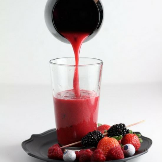 Sweet Hibiscus Strawberry Juice - Recipe photo by VeganWithCurves