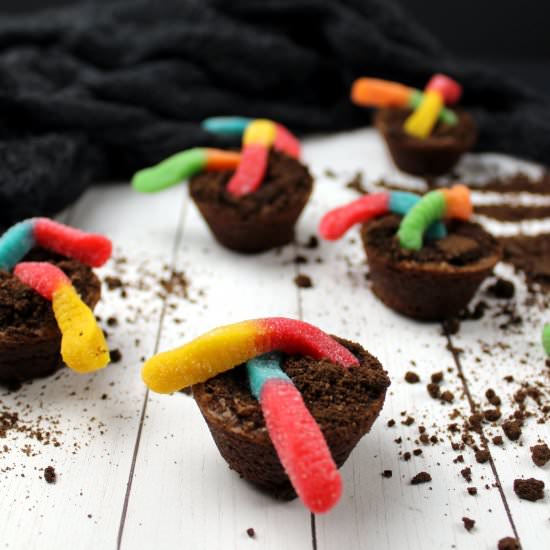 Dirt Cup Brownie Bites - Recipe photo by CrayonsAndCravings