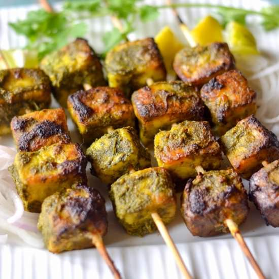 Hariyali Paneer Tikka - Recipe photo by ch_cooks