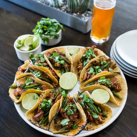 Gochujang Jackfruit Tacos - Recipe photo by lasxrcista