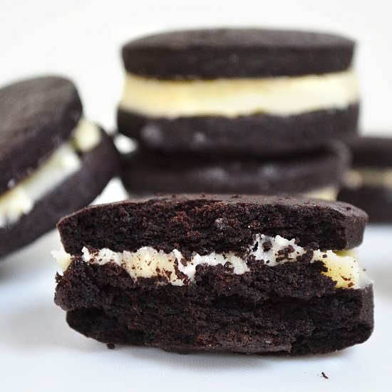 Homemade Oreos - Recipe photo by lightscamerabake