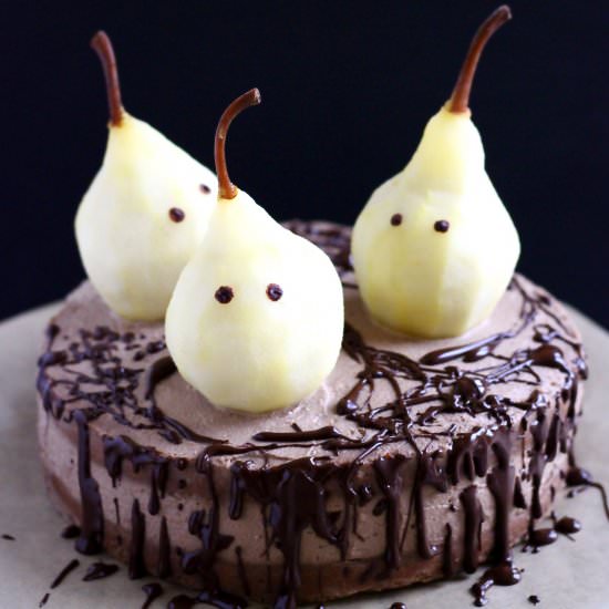 Chocolate Halloween Ghost Cake - Recipe photo by rhiansrecipes