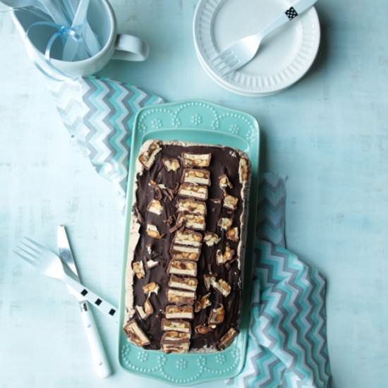 Snickers Chocolate Icebox Cake - Recipe photo by FlavzCorner