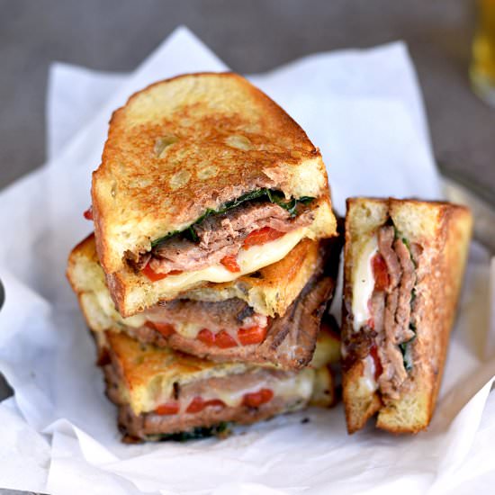 London Broil Steak Sandwich - Recipe photo by vintagekitty