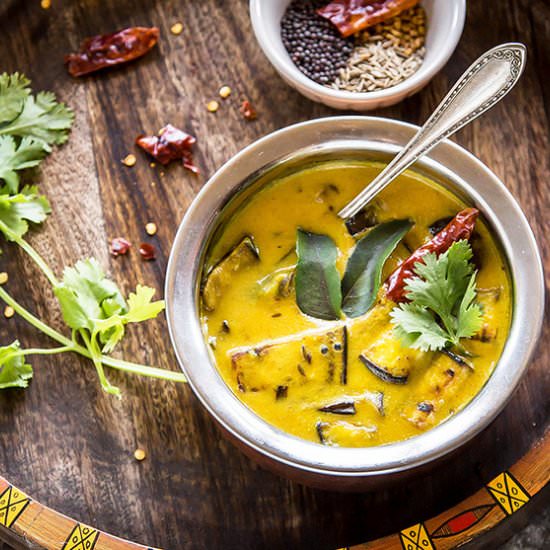 Eggplant Mango Kadhi - Recipe photo by cookwithmanali