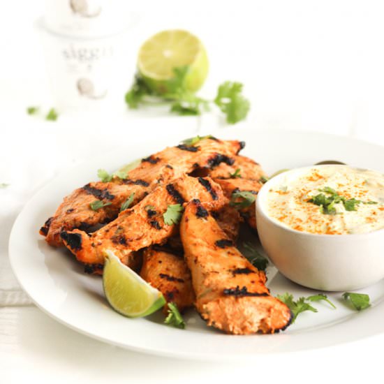 Spicy Coconut Grilled Chicken - Recipe photo by Lively Table