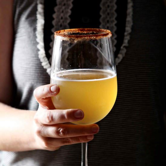 Pumpkin Spice Kombucha Cocktail - Recipe photo by thespeckledpalate