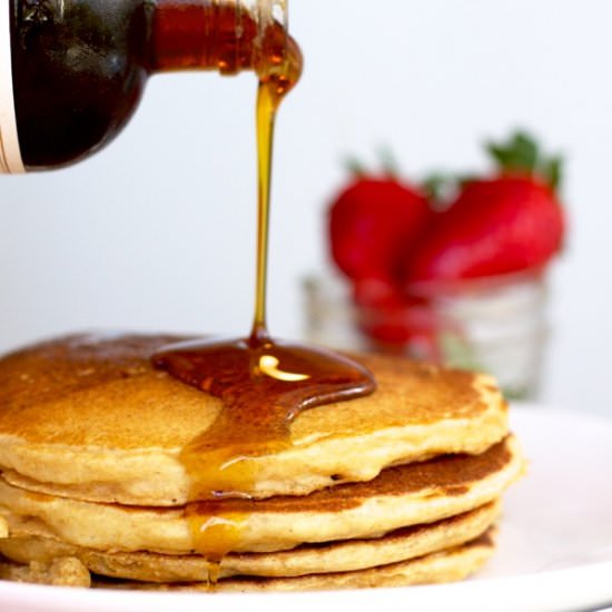 Whole Wheat Pancakes - Recipe photo by betondinner