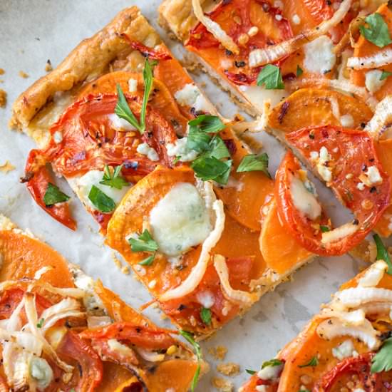 Savory Tomato Tart - Recipe photo by thecozyapron