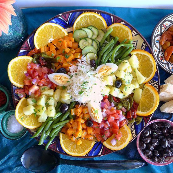 Moroccan Mixed Salad - Recipe photo by spainkitchen