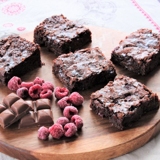 Raspberry Caramel Brownies - Recipe photo by PicNic_NZ