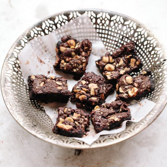 Gooey Chocolate Hazelnut Bars - Recipe photo by FamilyStyle Food
