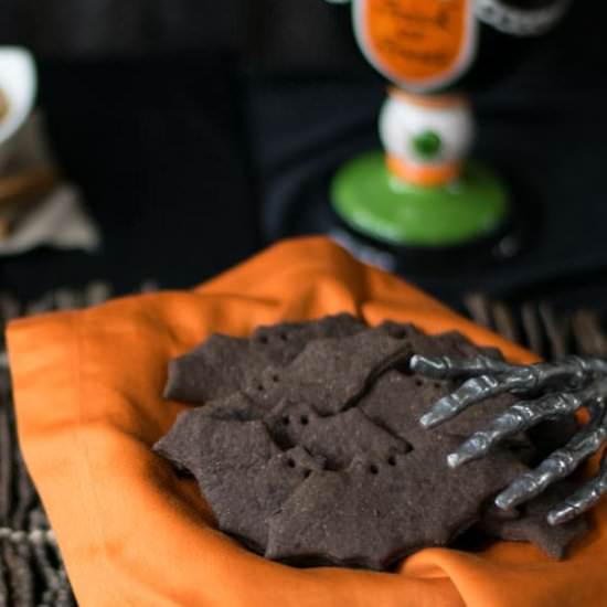 Bats and Cats Chocolate Grahams - Recipe photo by geekypoet