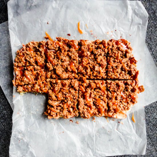 Salted Caramel Apple Pie Bars - Recipe photo by spatulainmypocket