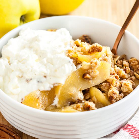 Skillet Apple Crisp - Recipe photo by platedcravings