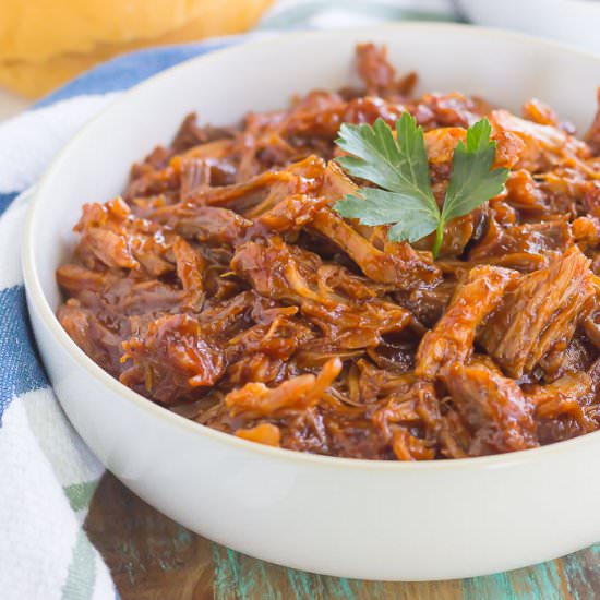 Slow Cooker Barbecue Pulled Pork - Recipe photo by pumpkinnspice
