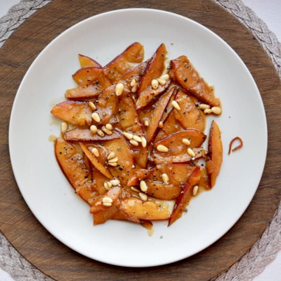 Plum Carpaccio - Recipe photo by chefpriyanka