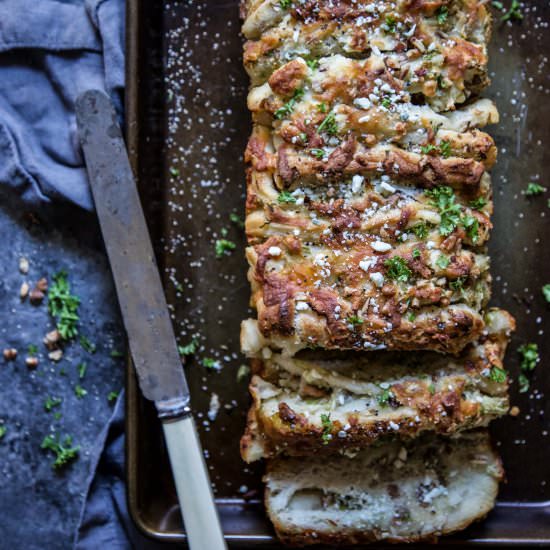 Brussel Sprout Pull Apart Pizza - Recipe photo by griermountain