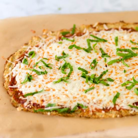 Cauliflower Pizza Crust - Recipe photo by tiffanybendayan