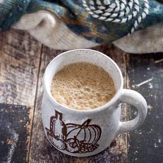 Slow Cooker Maple Pumpkin Spice Lat - Recipe photo by geekypoet