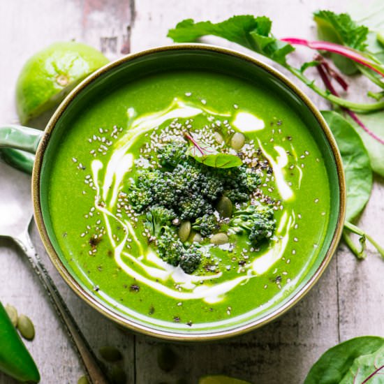 Green Goddess Soup - Recipe photo by theviewfromgreatisland