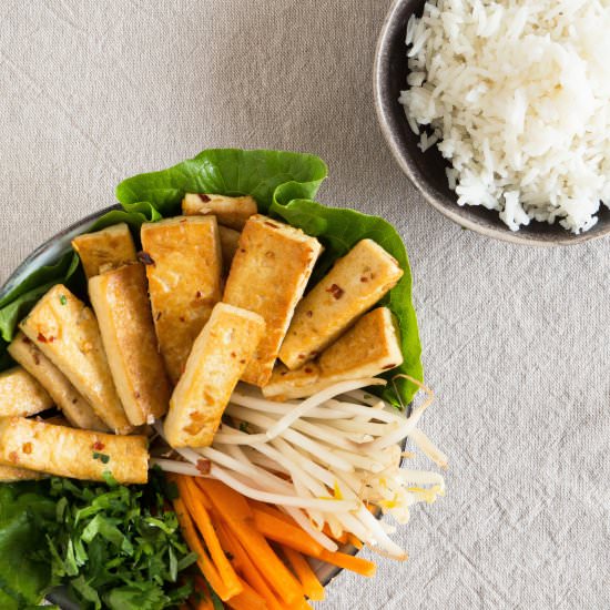 Lemongrass Tofu Bowl - Recipe photo by FriFran