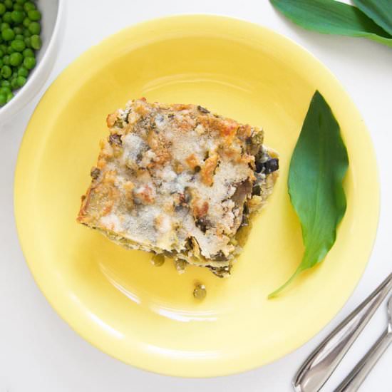 wild garlic lasagna - Recipe photo by yellowgirl