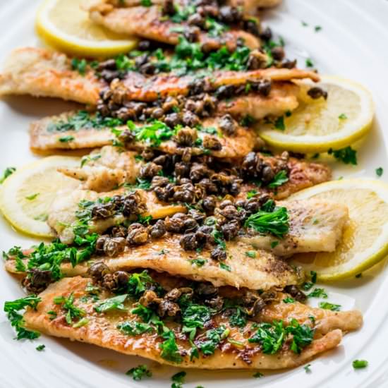 Sole Meunière – Jo Cooks - Recipe photo by jocooks