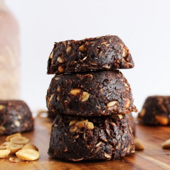 Chewy Chocolate PB Cookies - Recipe photo by Naughty Nutrition