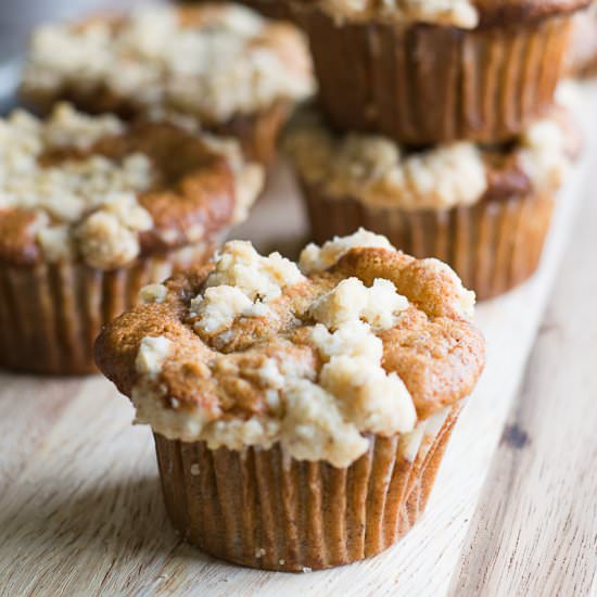 Caramelized Banana Nut Muffins - Recipe photo by followtheruels