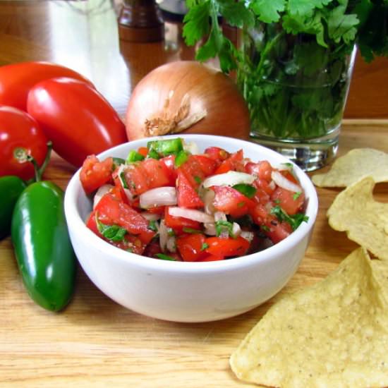 Pico de Gallo - Recipe photo by GrazingGlutton