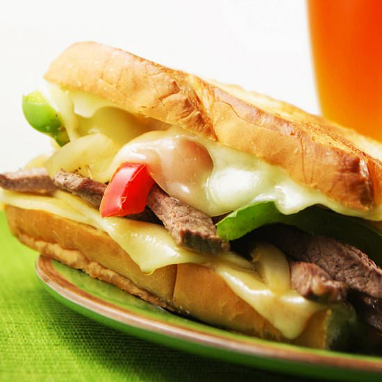 Philly Cheesesteak Grilled Cheese - Recipe photo by pipandebby