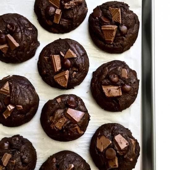 Brownie Batter Cookies - Recipe photo by bakeandtell