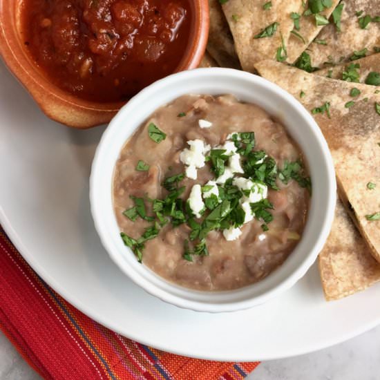 Mexican Fried Beans - Recipe photo by thebrookcook.wordpress.com