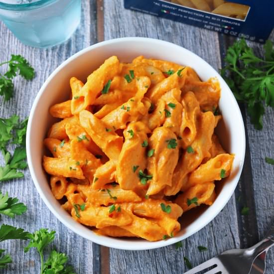 Butternut Squash Pasta - Recipe photo by SavorySpin