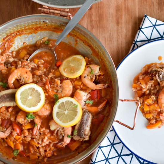 Cataplana with fish - Recipe photo by Myfoodblog.nl