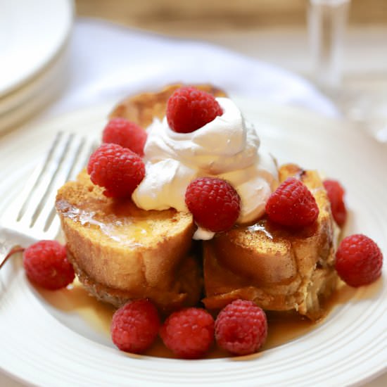 Caramel French Toast Casserole - Recipe photo by Grits and Pinecones