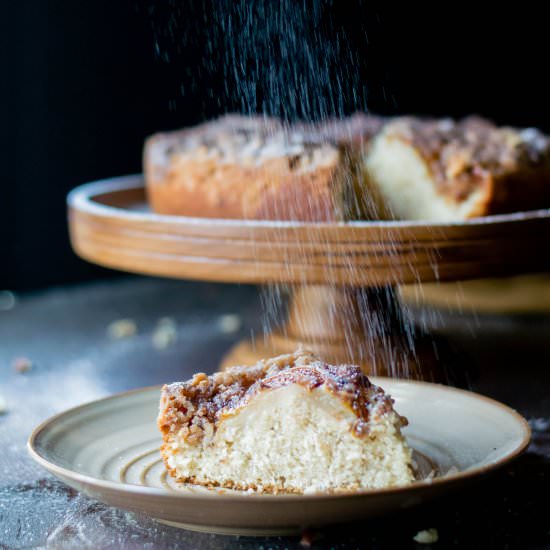 Hazelnut and Pear Coffee Cake - Recipe photo by b. sweet