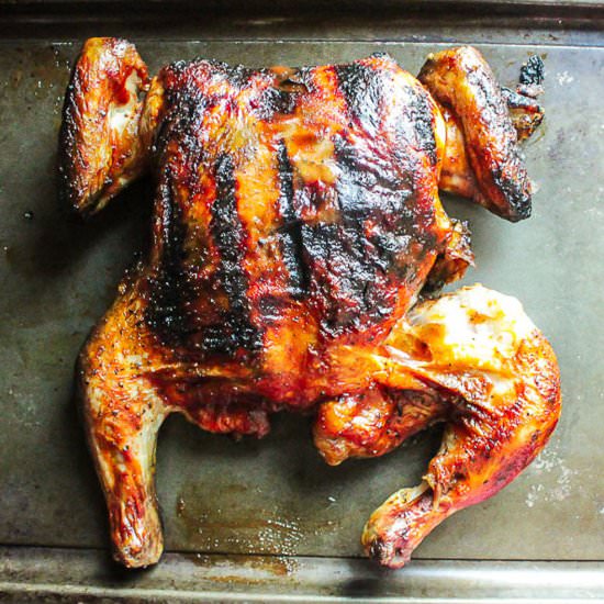 Barbecued Whole Chicken - Recipe photo by Lisa G Cooks