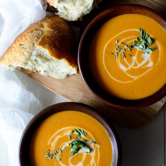 Creamy Vegan Ackee Tomato Soup - Recipe photo by ktchncat
