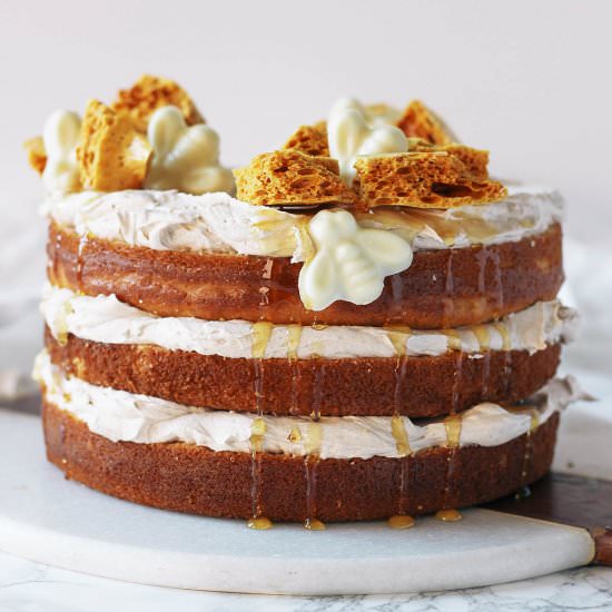 Honey Cornbread Cake - Recipe photo by Hannah Berry