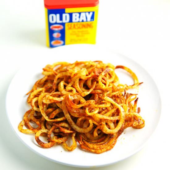 Spiralized Cajun Fries - Recipe photo by Tastefulventure