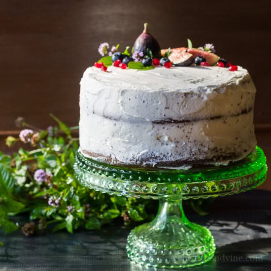 Naked Cake: A Rustic Beauty - Recipe photo by hearthandvine