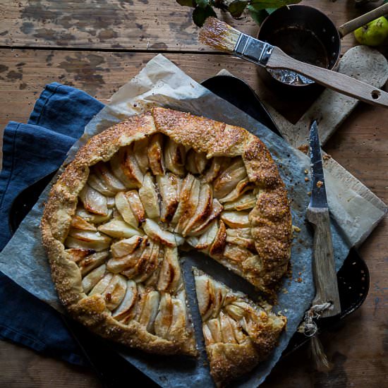 Apple & Hazelnut Galette - Recipe photo by Cygnet Kitchen