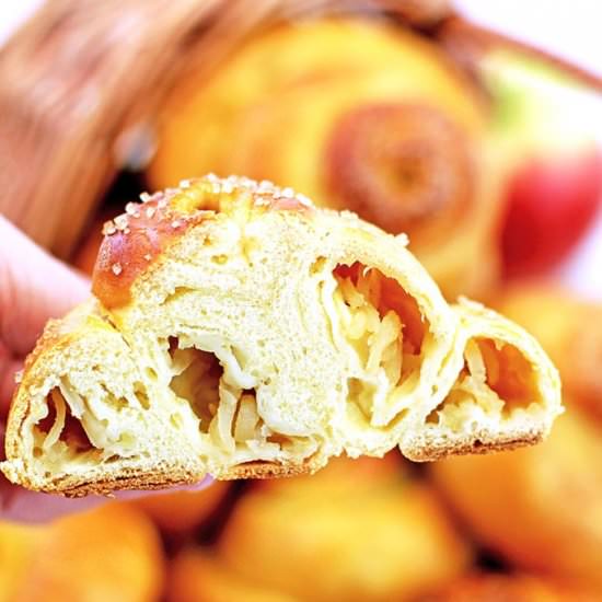 Sweet Swirl Apple Buns - Recipe photo by valyastasteofhome.com