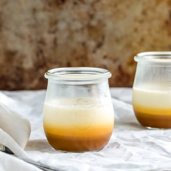 Salted Caramel Panna Cotta Pots - Recipe photo by sprinkles and sprouts
