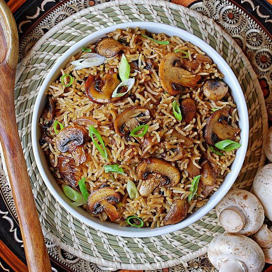 Mushroom Rice - Recipe photo by maryjane