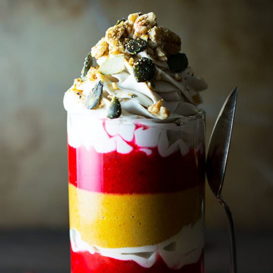Pumpkin Pie Parfait - Recipe photo by Raw Revive