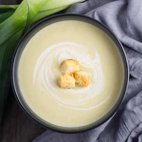 Potato Leek Soup - Recipe photo by Butter and Things